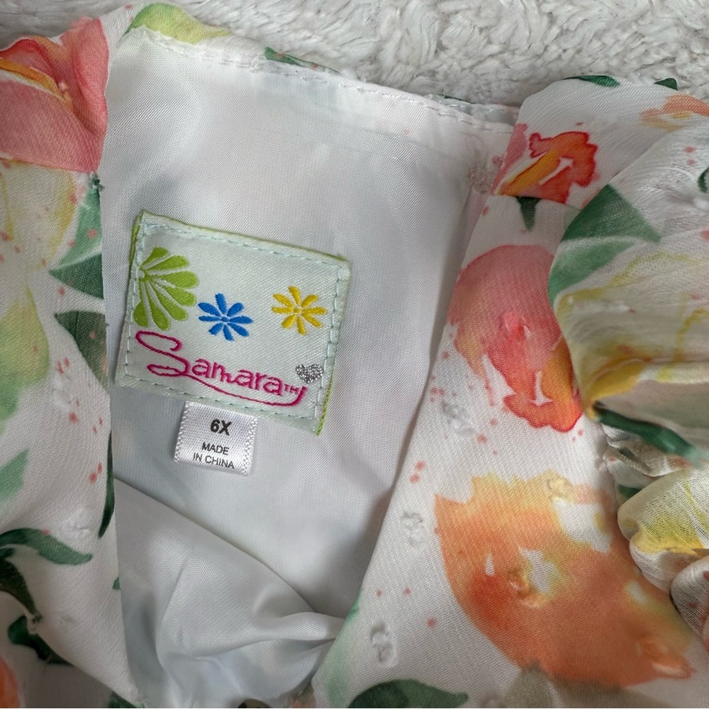 Floral Ruffle Dress - Picture 3 of 3